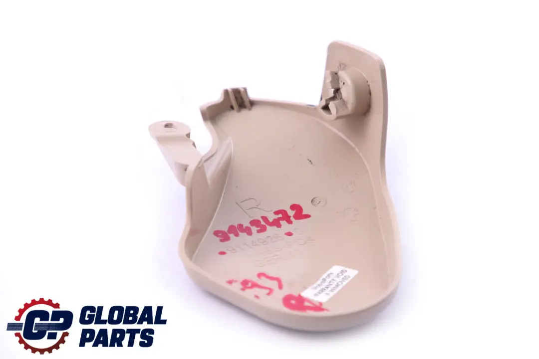 Asiento Delantero Derecho Funda Interior Cremebeige 9114926 para BMW E93 con número de pieza 9143472 BMW E93 Asiento Delantero Derecho Funda Interior Cremebeige 9114926 - SKU 9143472 - Número de pieza 9143472