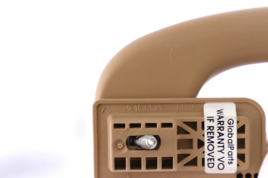 BMW E60 E61 Uchwyt Podsufitki Tył Lewy Beżowy - SKU 9143535 - Numer Części 9143535