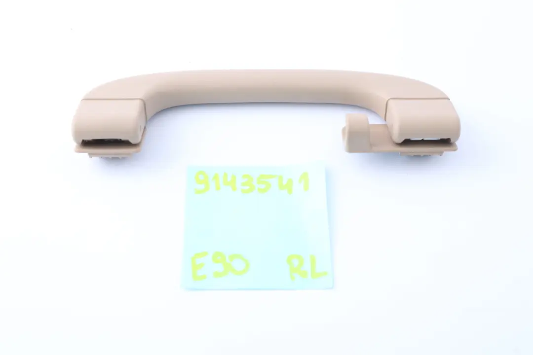 BMW 3 Series E90 E91 Interior Grab Handle Rear Left N/S Beige 9143529 - SKU 9143541 - Part number 9143541