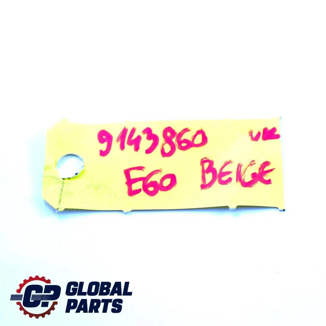 Asiento Delantero Izquierdo Derecho Reposacabezas Cuero Beige para BMW E60 E61 LCI con número de pieza 9143860 BMW E60 E61 LCI Asiento Delantero Izquierdo Derecho Reposacabezas Cuero Beige - SKU 9143860 - Número de pieza 9143860