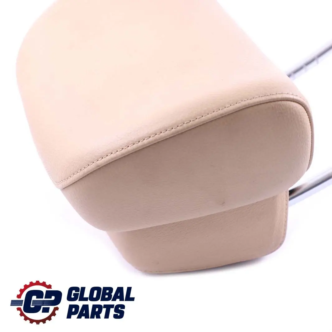 Asiento Delantero Izquierdo Derecho Reposacabezas Cuero Beige para BMW E60 E61 LCI con número de pieza 9143860 BMW E60 E61 LCI Asiento Delantero Izquierdo Derecho Reposacabezas Cuero Beige - SKU 9143860 - Número de pieza 9143860