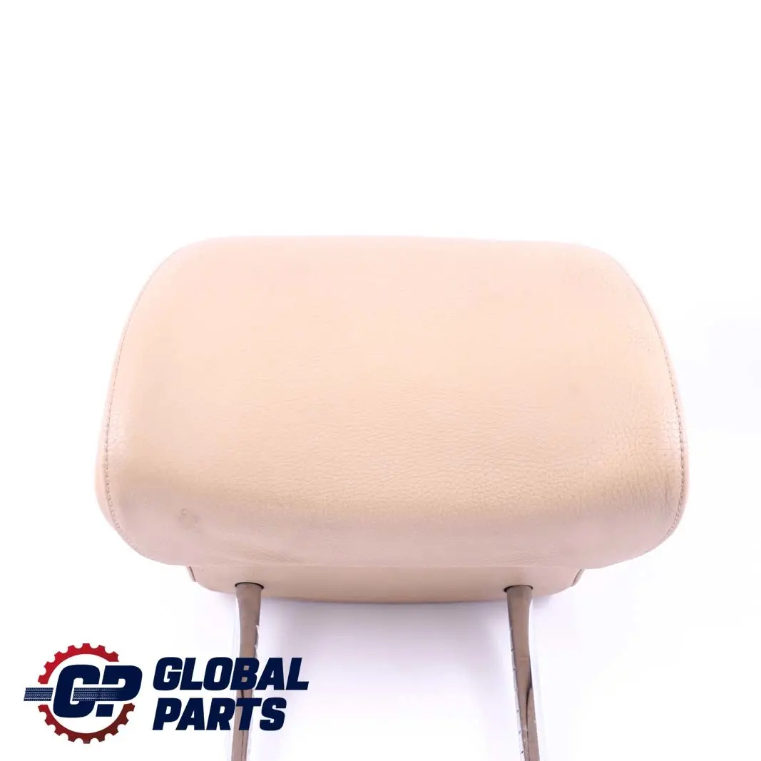 Asiento Delantero Izquierdo Derecho Reposacabezas Cuero Beige para BMW E60 E61 LCI con número de pieza 9143860 BMW E60 E61 LCI Asiento Delantero Izquierdo Derecho Reposacabezas Cuero Beige - SKU 9143860 - Número de pieza 9143860