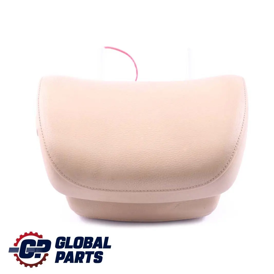 BMW E60 E61 LCI Asiento Delantero Izquierdo Derecho Reposacabezas Cuero Beige - SKU 9143860 - Número de pieza 9143860