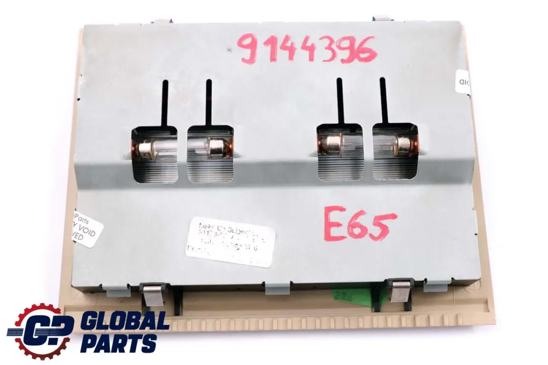 Insert Console Make Up Mirror Rear Headlining Beige to BMW 7 Series E65 E66 E67 with Part number 9144396 BMW 7 Series E65 E66 E67 Insert Console Make Up Mirror Rear Headlining Beige - SKU 9144396 - Part number 9144396