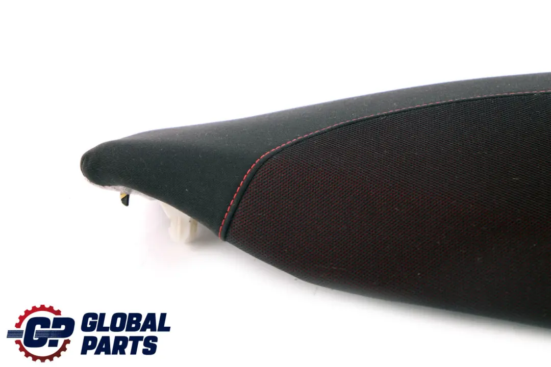 BMW E87 LCI Asiento Trasero Lateral Acabado Esquina Izquierda N/S Tela Negra Red - SKU 9144765 - Número de pieza 9144765