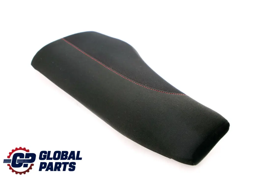 BMW E87 LCI Rear Seat Side Finisher Corner Left N/S Black Cloth Network Red - SKU 9144765 - Part number 9144765