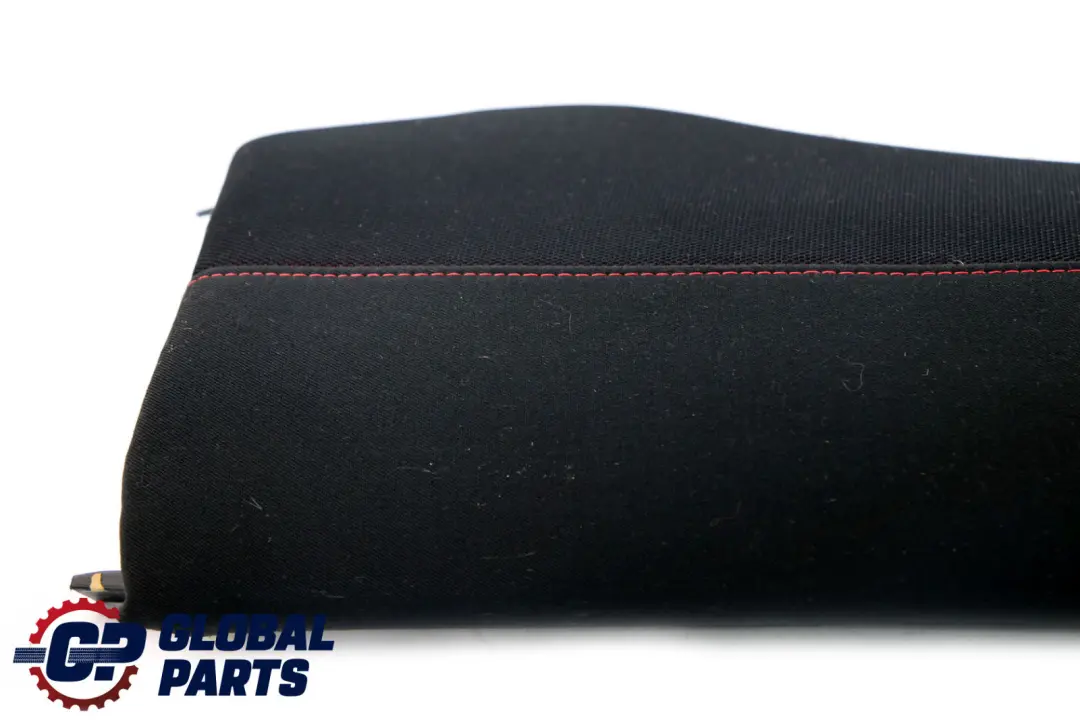 BMW E87 LCI Asiento Trasero Lateral Acabado Esquina Izquierda N/S Tela Negra Red - SKU 9144765 - Número de pieza 9144765