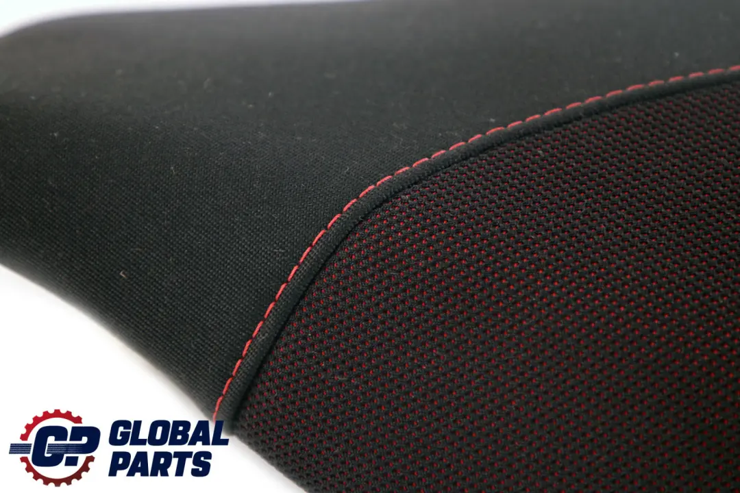 Asiento Trasero Lateral Acabado Esquina Izquierda N/S Tela Negra Red para BMW E87 LCI con número de pieza 9144765 BMW E87 LCI Asiento Trasero Lateral Acabado Esquina Izquierda N/S Tela Negra Red - SKU 9144765 - Número de pieza 9144765