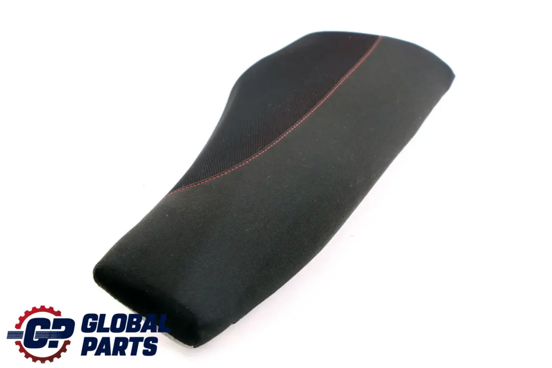 BMW E87 LCI Rücksitz Seitenverkleidung Ecke Rechts Schwarz Stoff Netzwerk Rot - SKU 9144766 - Teilenummer 9144766