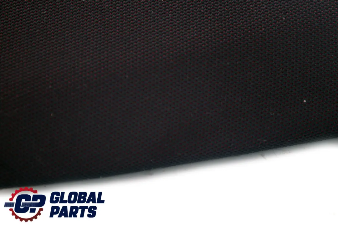 BMW E87 LCI Rear Seat Side Finisher Corner Right O/S Black Cloth Network Red - SKU 9144766 - Part number 9144766