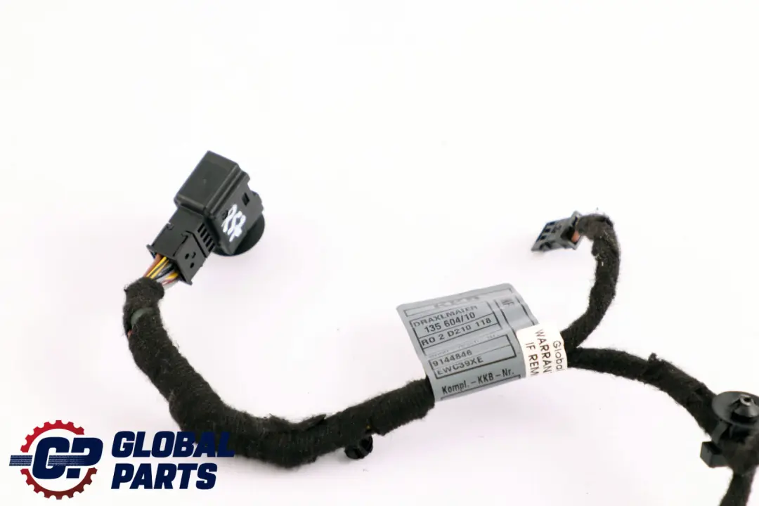 Mini Cooper R57 Cabrio Convertible Wiring Loom Harness Rear Trunk Lid - SKU 9144846 - Part number 9144846