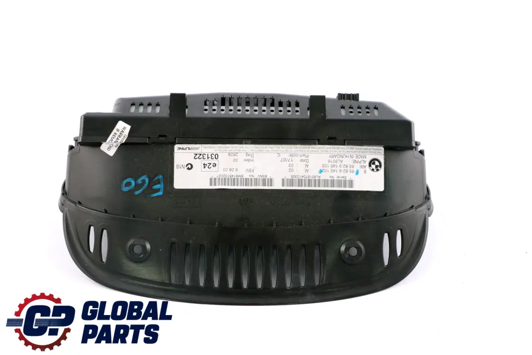 Cruscotto Schermo Display Monitor Di Bordo 8,8" CCC per BMW E60 E90 con numero di parte 9145102 BMW E60 E90 Cruscotto Schermo Display Monitor Di Bordo 8,8" CCC - SKU 9145102 - Numero di parte 9145102