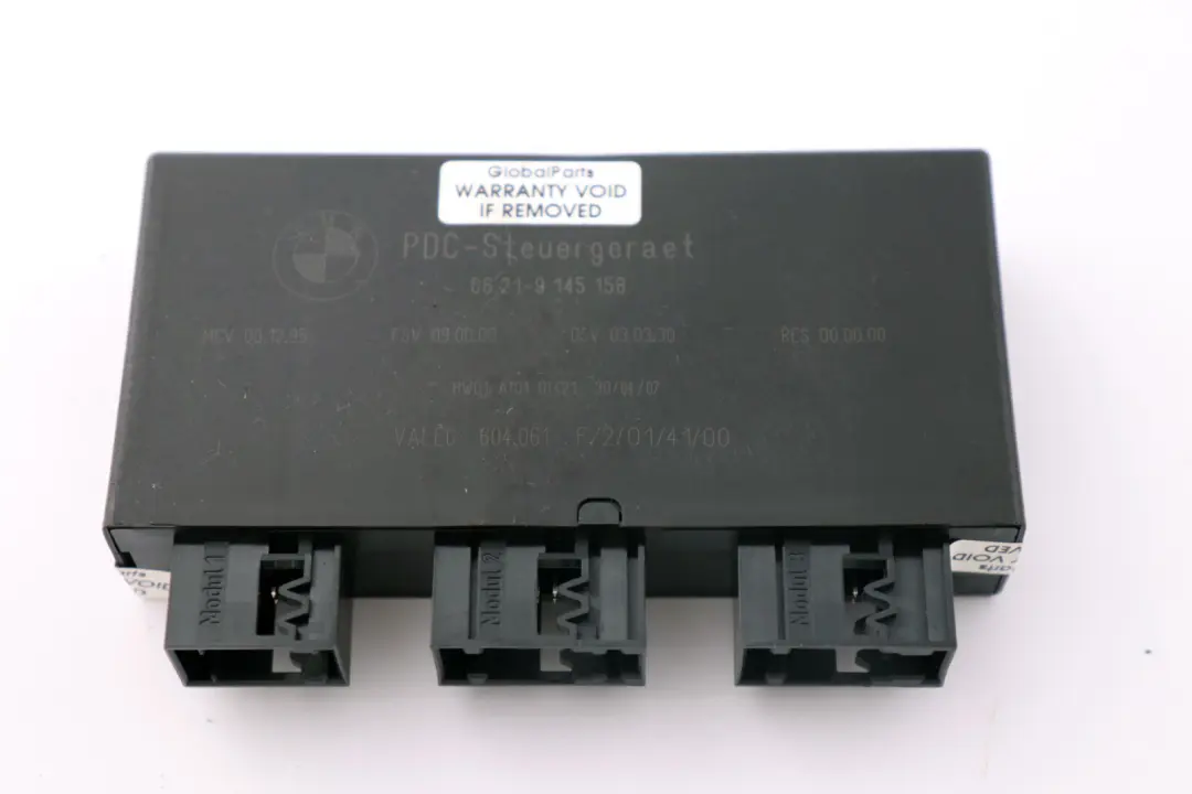 BMW E60 E61 E63 E65 PDC Modulo De Control De Aparcamiento Unidad ECU - SKU 9145158 - Número de pieza 9145158