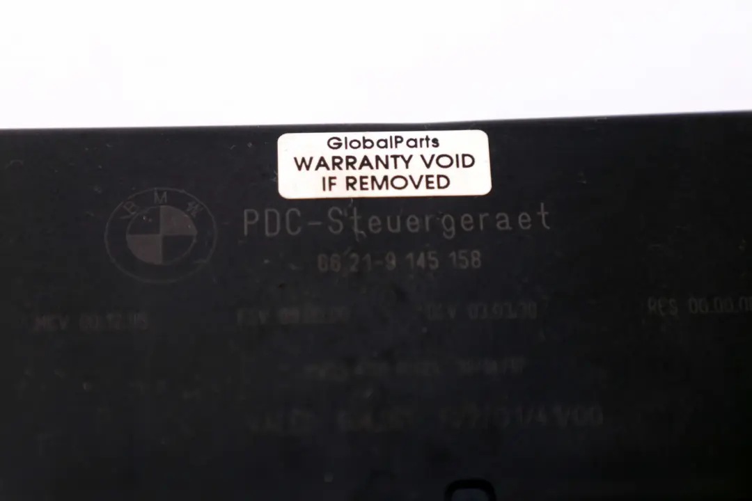 Unite Module Commande Stationnement PDC ECU pour BMW E60 E61 E63 E65 à propos du numéro de pièce 9145158 BMW E60 E61 E63 E65 Unite Module Commande Stationnement PDC ECU - SKU 9145158 - Numéro de pièce 9145158