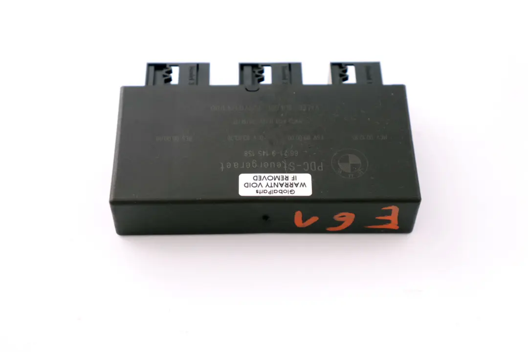 PDC Parking Control Module Unit ECU to BMW E60 E61 E63 E65 with Part number 9145158 BMW E60 E61 E63 E65 PDC Parking Control Module Unit ECU - SKU 9145158 - Part number 9145158