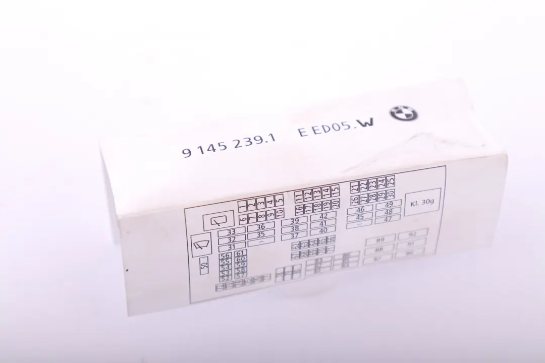 BMW E81 E82 E87 E88 E90 E92 E93 M3 Mapa Karta Bezpieczników - SKU 9145239 - Numer Części 9145239