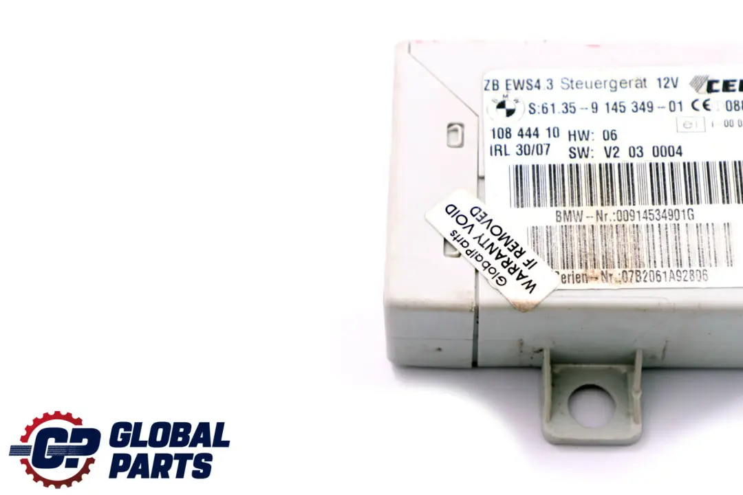 Unidad de Control Unidad de Control EWS IV para BMW E39 E46 E53 E83 con número de pieza 6988104 BMW E39 E46 E53 E83 Unidad de Control Unidad de Control EWS IV - SKU 9145349 - Número de pieza 6988104