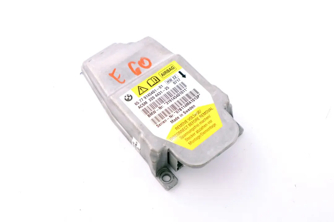 BMW E60 E60N E61 E61N LCI Unite De Commande ECU Module - SKU 9145401 - Numéro de pièce 9160558