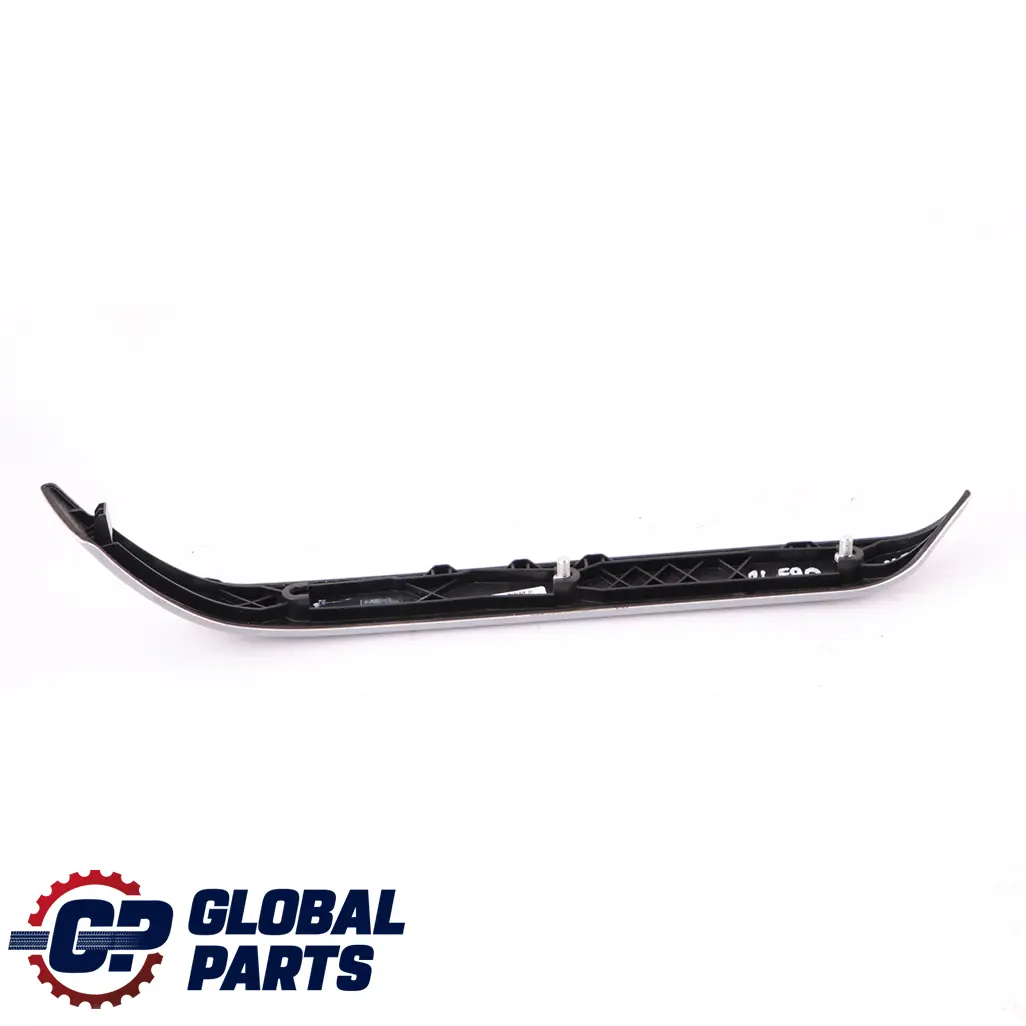Embellecedor Puerta Trasera Izquierda Aluminio Plata Glaciar para BMW E90 E91 con número de pieza 9145409 BMW E90 E91 Embellecedor Puerta Trasera Izquierda Aluminio Plata Glaciar - SKU 9145409-3 - Número de pieza 9145409
