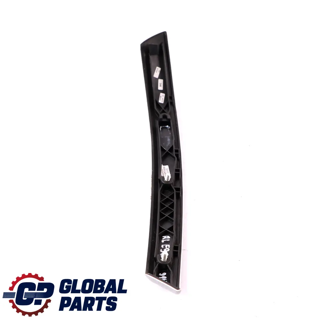 Door Decor Strip Trim Cover Left N/S Aluminium Glacier Silver to BMW E90 E91 Rear with Part number 9145409 BMW E90 E91 Rear Door Decor Strip Trim Cover Left N/S Aluminium Glacier Silver - SKU 9145409-3 - Part number 9145409