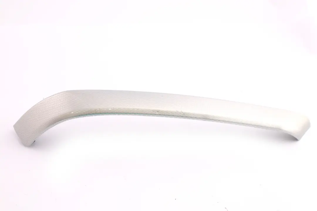 BMW E90 E91 Embellecedor Puerta Trasera Derecha Aluminio Plata Glaciar - SKU 9145410-2 - Número de pieza 9145410