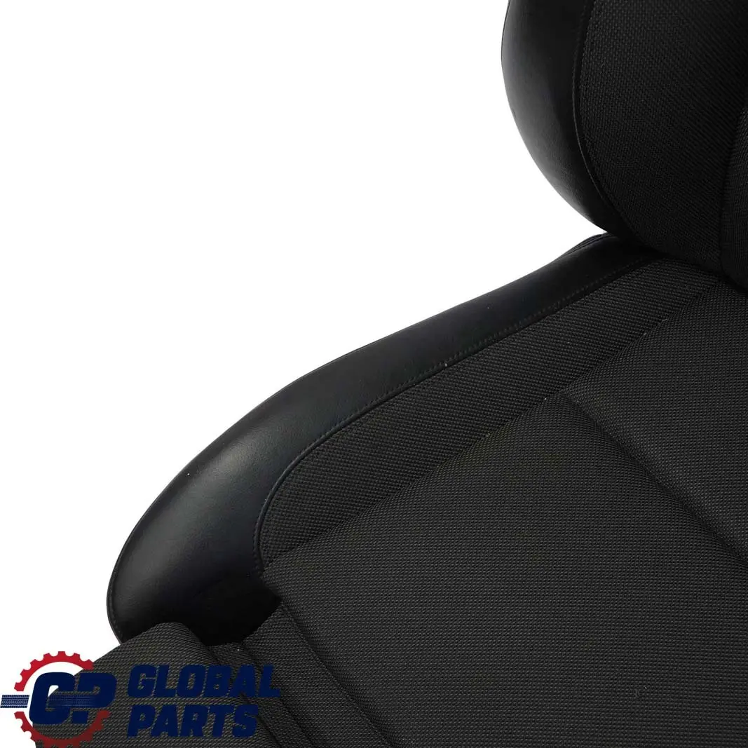 BMW E88 Convertible M Sport Front Left N/S Seat Side Black Leather / Fabric - SKU 9145581-1 - Part number 9145581