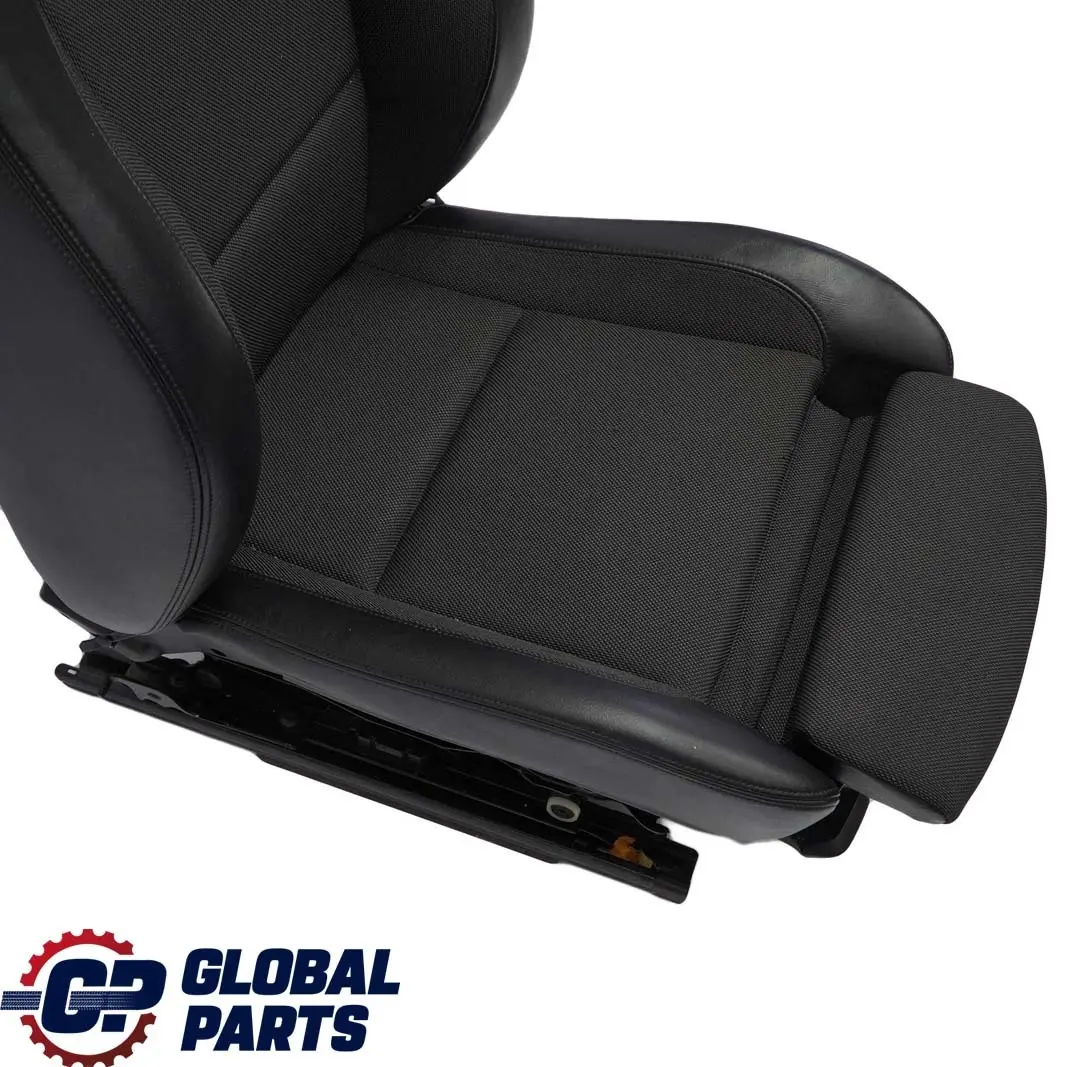 Front Left N/S Seat Side Black Leather / Fabric to BMW E88 Convertible M Sport with Part number 9145581 BMW E88 Convertible M Sport Front Left N/S Seat Side Black Leather / Fabric - SKU 9145581-1 - Part number 9145581