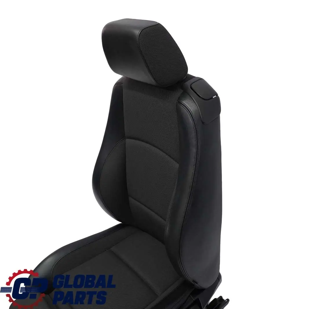 BMW E88 Convertible M Sport Front Left N/S Seat Side Black Leather / Fabric - SKU 9145581-1 - Part number 9145581