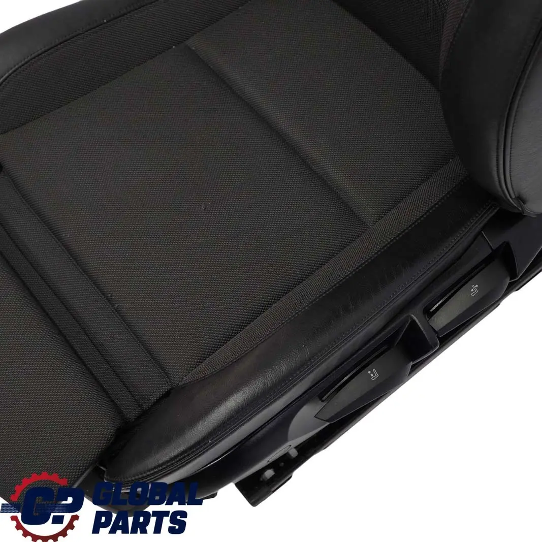 BMW E88 Convertible M Sport Front Left N/S Seat Side Black Leather / Fabric - SKU 9145581-1 - Part number 9145581