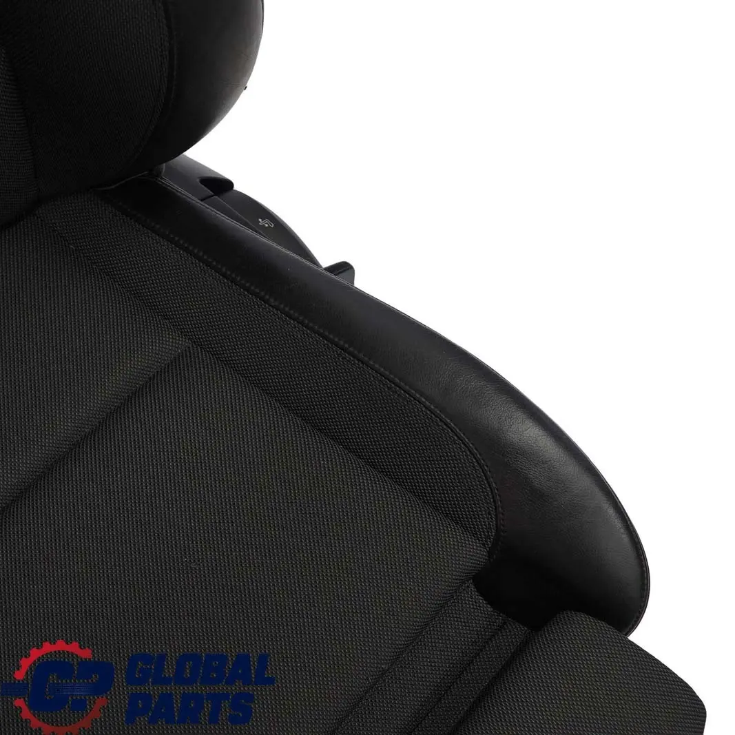 BMW E88 Convertible M Sport Front Left N/S Seat Side Black Leather / Fabric - SKU 9145581-1 - Part number 9145581