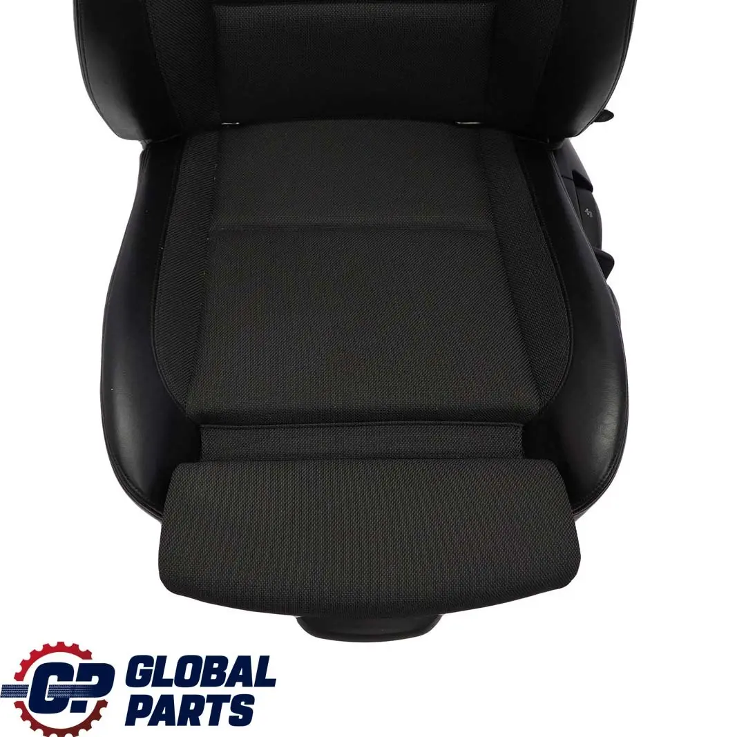 BMW E88 Convertible M Sport Front Left N/S Seat Side Black Leather / Fabric - SKU 9145581-1 - Part number 9145581