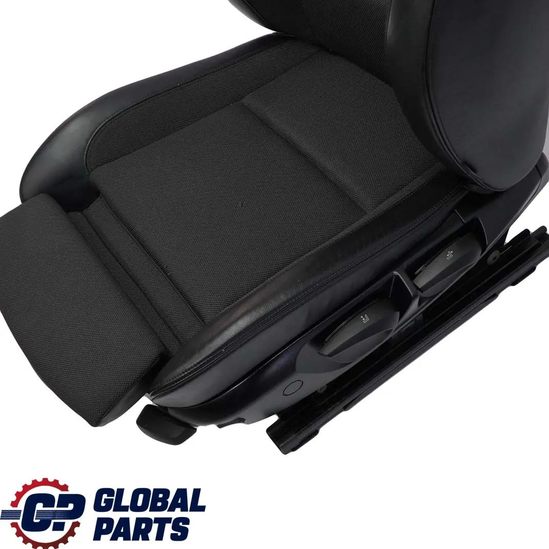 BMW E88 Convertible M Sport Front Left N/S Seat Side Black Leather / Fabric - SKU 9145581-1 - Part number 9145581