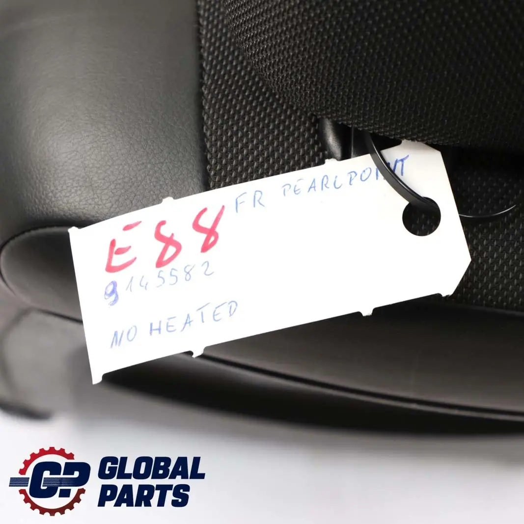 Front Right O/S Seat Side Black Fabric / Leather to BMW E88 Convertible M Sport with Part number 9145582 BMW E88 Convertible M Sport Front Right O/S Seat Side Black Fabric / Leather - SKU 9145582 - Part number 9145582