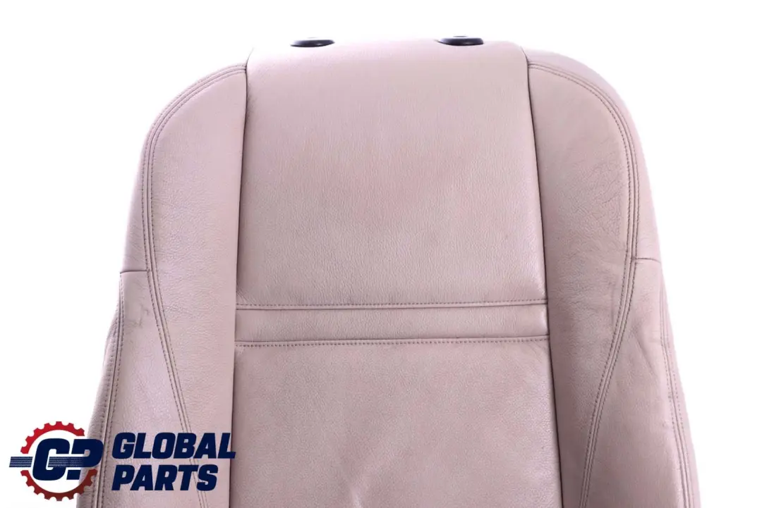Delantero Derecho Asiento Respaldo Funda Cuero Oyster para BMW E70 E71 Sport con número de pieza 9146119 BMW E70 E71 Sport Delantero Derecho Asiento Respaldo Funda Cuero Oyster - SKU 9146119 - Número de pieza 9146119