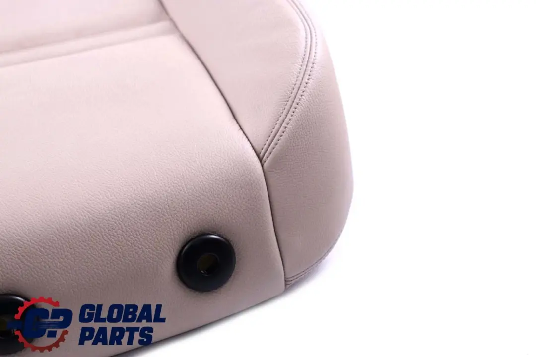 BMW E70 E71 Housse de dossier de siège avant droit sport chauffant Cuir Oyster - SKU 9146119 - Numéro de pièce 9146119