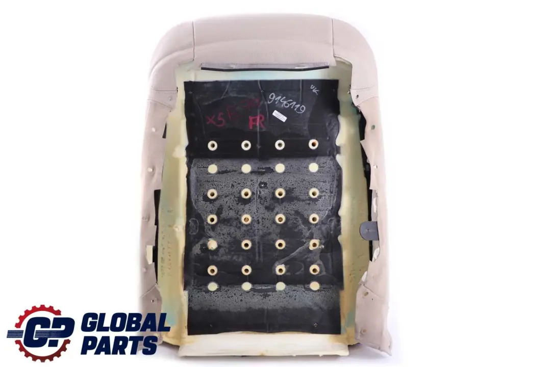 Oparcie Fotela Sport Przód Prawy Podgrzewane skórzane Oyster do BMW E70 E71 o numerze 9146119 BMW E70 E71 Oparcie Fotela Sport Przód Prawy Podgrzewane skórzane Oyster - SKU 9146119 - Numer Części 9146119