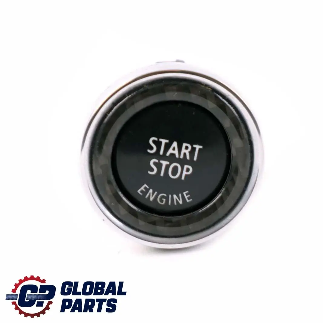 BMW E92 E93 LCI Interruptor de arranque parada de carbono cromado - SKU 9146356-2 - Número de pieza 9146356