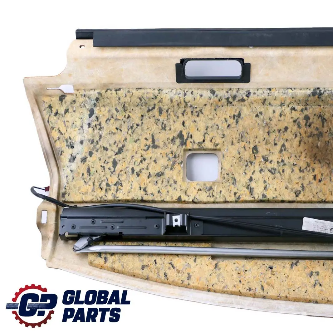 Window Parcel Shelf Electric Roller Sun Blind Creambeige to BMW E92 Rear with Part number 9147147 BMW E92 Rear Window Parcel Shelf Electric Roller Sun Blind Creambeige - SKU 9147147 - Part number 9147147