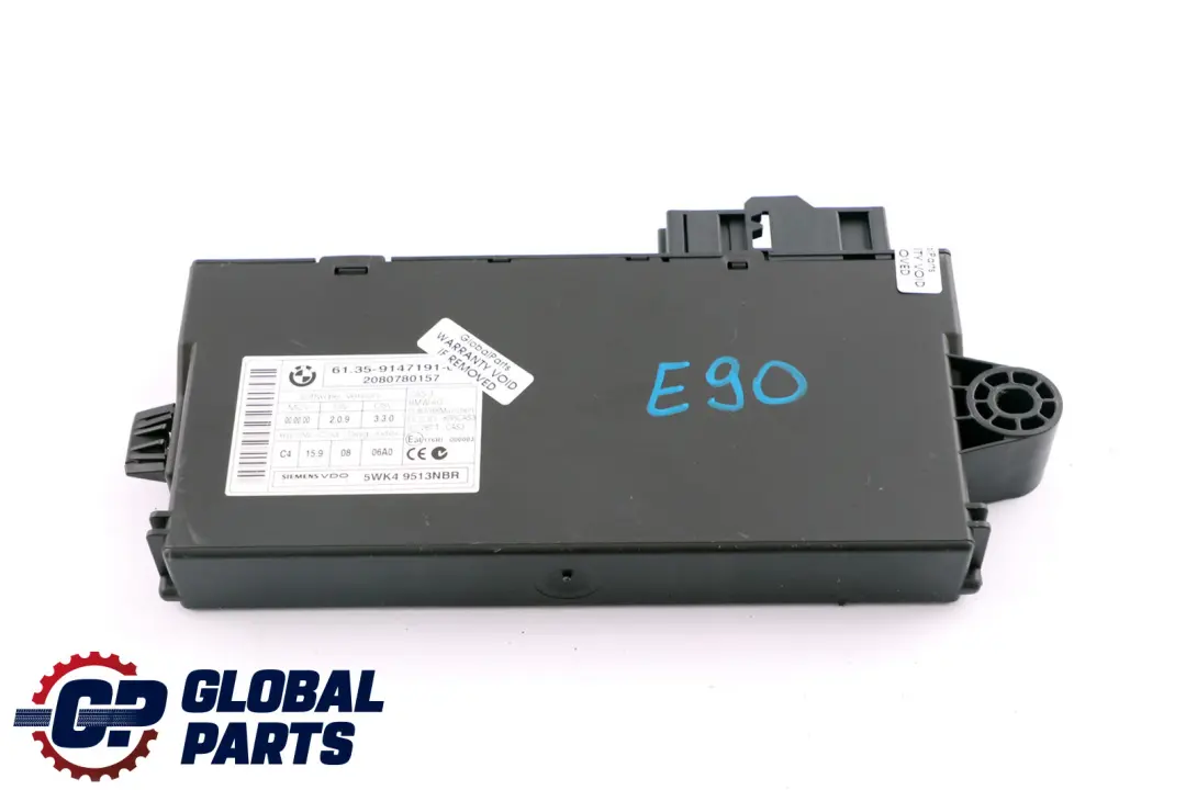 BMW E60 E81 E87 E90 E91 E92 CAS3 ecu Module D'Unite de Commande Cas 3 - SKU 9147191 - Numéro de pièce 9147191