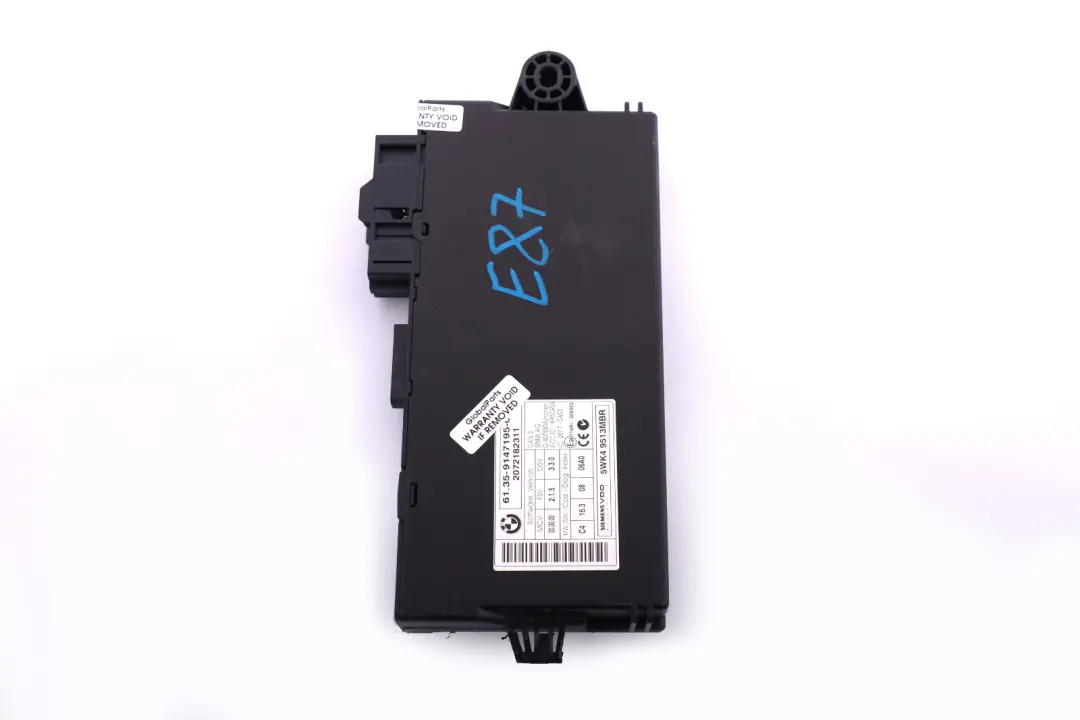 CAS 3 Control Unit ECU Key Reading Module CAS3 to BMW E60 E81 E87 E90 E91 with Part number 9147195 BMW E60 E81 E87 E90 E91 CAS 3 Control Unit ECU Key Reading Module CAS3 - SKU 9147195 - Part number 9147195