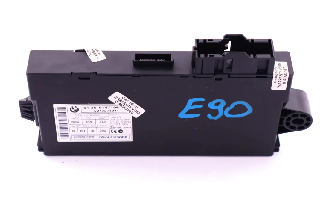 Steuergerät CAS3 BMW E60 E81 E87 E88 E90 E91 E92 Mini Cooper R56 R60 - SKU 9147196 - Teilenummer 9147196