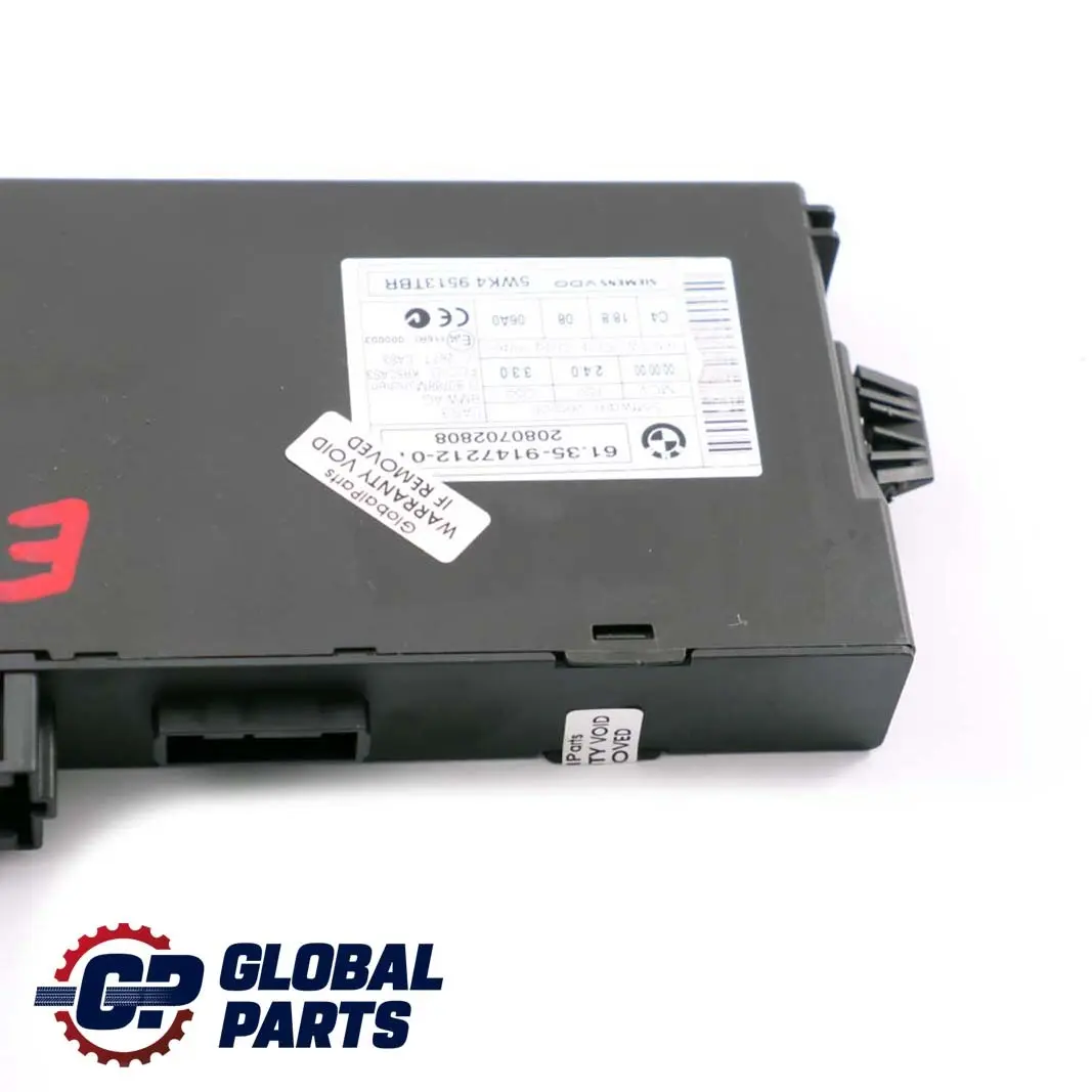  Tasten Lese Modul BMW E87 E90 E91 ECU Steuergerät CAS 3 - SKU 9147212 - Teilenummer 9147212