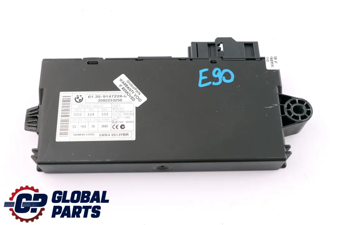 CAS 3 ECU Control Unit Key Reading Module to BMW E60 E87 E90 with Part number 9147226 BMW E60 E87 E90 CAS 3 ECU Control Unit Key Reading Module - SKU 9147226 - Part number 9147226