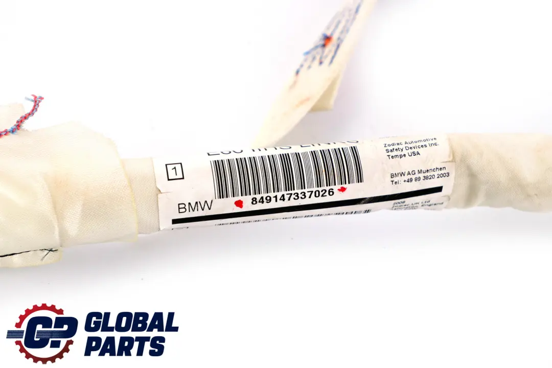 BMW E60 Kurtyna Airbag Poduszka Powietrzna Lewa - SKU 9147337 - Numer Części 9147337
