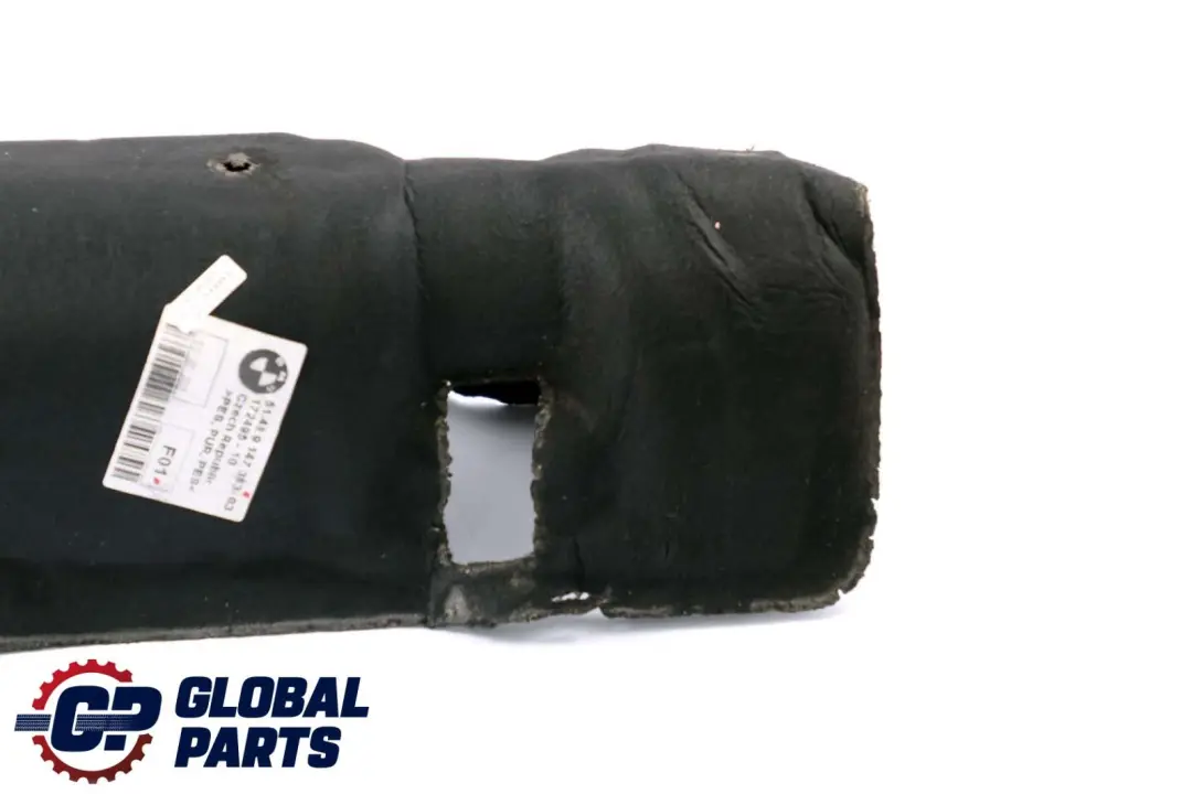 BMW 5 7 Series F01 F07 GT Sound Insulation Insulating Tunnel Rear - SKU 9147383 - Part number 9147383