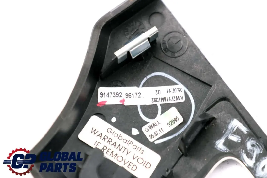 Copri Cruscotto Destro Alluminio Feinschliff per BMW E91 E92 con numero di parte 9147392 BMW E91 E92 Copri Cruscotto Destro Alluminio Feinschliff - SKU 9147392 - Numero di parte 9147392