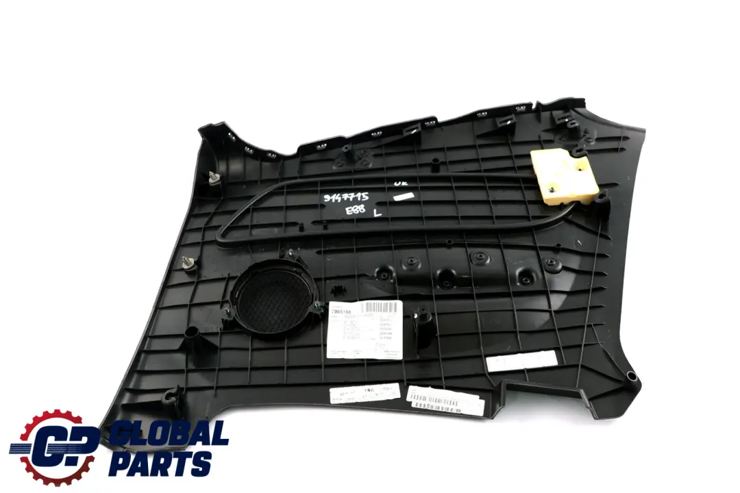 BMW 1 E88 Convertible Rear Left N/S Lateral Trim Panel Leather Dakota Lemon - SKU 9147715 - Part number 9147715