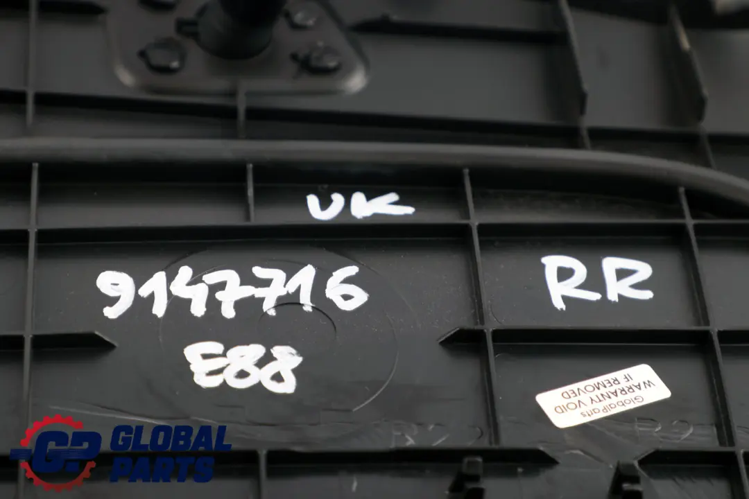 Right O/S Lateral Trim Panel Leather Dakota Lemon to BMW 1 E88 Convertible Rear with Part number 9147716 BMW 1 E88 Convertible Rear Right O/S Lateral Trim Panel Leather Dakota Lemon - SKU 9147716 - Part number 9147716