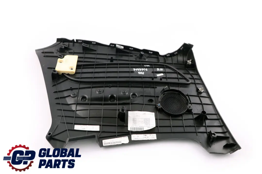 BMW 1 Reihe E88 Cabrio Seitenverkleidung Hinten Rechts Leder Dakota Lemon - SKU 9147716 - Teilenummer 9147716