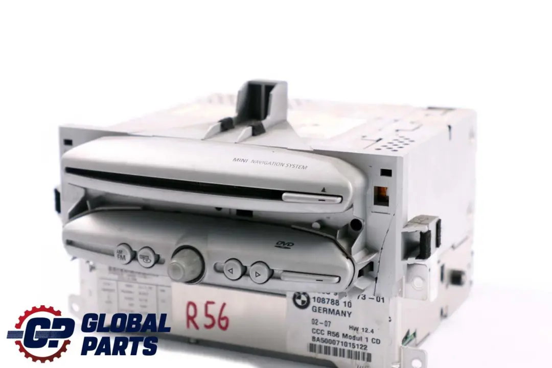 CCC Navigation Navi Sat Nav Head Unit to BMW Mini Cooper R55 R56 R57 with Part number 9147873 BMW Mini Cooper R55 R56 R57 CCC Navigation Navi Sat Nav Head Unit - SKU 9147873 - Part number 9147873